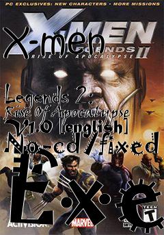 Box art for X-men
            Legends 2: Rise Of Apocalypse V1.0 [english] No-cd/fixed Exe