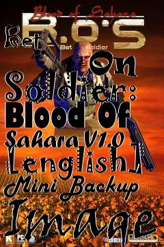 Box art for Bet
            On Soldier: Blood Of Sahara V1.0 [english] Mini Backup Image