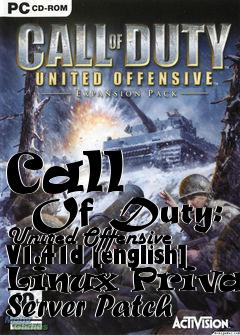 Box art for Call
      Of Duty: United Offensive V1.41d [english] Linux Private Server Patch