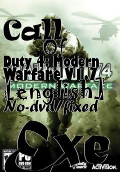 Box art for Call
            Of Duty 4: Modern Warfare V1.7 [english] No-dvd/fixed Exe