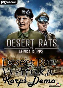 Box art for Desert Rats Vs Afrika Korps Demo