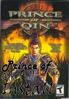 Box art for Prince of Qin Full Install