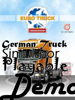 Box art for German Truck Simulator Playable Demo