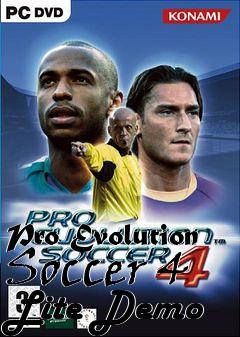 Box art for Pro Evolution Soccer 4 Lite Demo