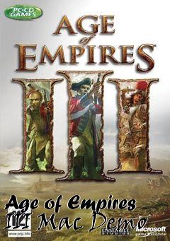 Box art for Age of Empires III Mac Demo