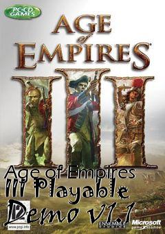 Box art for Age of Empires III Playable Demo v1.1