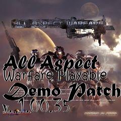 Box art for All Aspect Warfare Playable Demo Patch v. 1.00.35