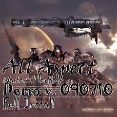 Box art for All Aspect Warfare Playable Demo v. 090710 Full Install