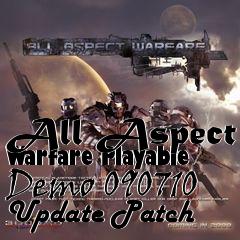 Box art for All Aspect Warfare Playable Demo 090710 Update Patch