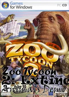 Box art for Zoo Tycoon 2: Extinct Animals Demo