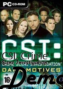 Box art for CSI: Crime Scene Investigation Demo