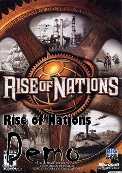 Box art for Rise of Nations Demo
