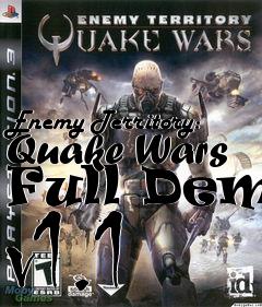 Box art for Enemy Territory: Quake Wars Full Demo v1.1