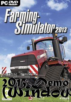 Box art for Farming Simulator 2013 Demo (Windows)