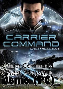Box art for Carrier Command: Gaea Mission Demo (PC)