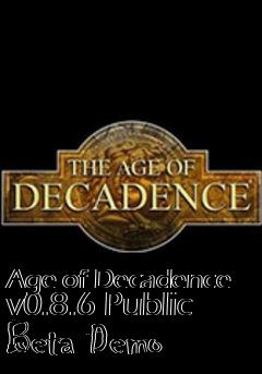 Box art for Age of Decadence v0.8.6 Public Beta Demo