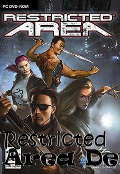 Box art for Restricted Area Demo