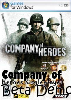 Box art for Company of Heroes Singleplayer Beta Demo