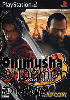 Box art for Onimusha 3: Demon Siege 