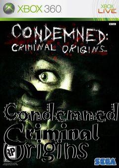 Box art for Condemned: Criminal Origins 