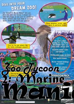 Box art for Zoo Tycoon 2: Marine Mania 