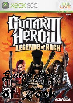 Box art for Guitar Hero III - Legends of Rock 