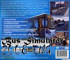 Box art for Bus Simulator 2008 ENG