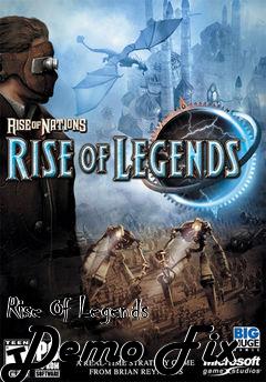 Box art for Rise Of Legends Demo Fix