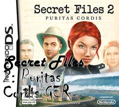 Box art for Secret Files 2: Puritas Cordis GER