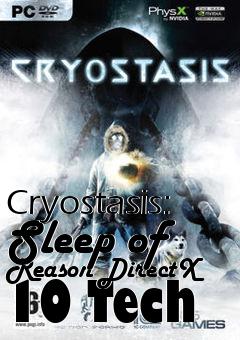 Box art for Cryostasis: Sleep of Reason DirectX 10 Tech