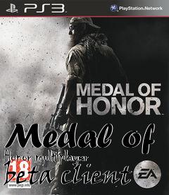 Box art for Medal of Honor multiplayer beta client