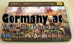 Box art for Germany at War: Barbarossa 1941 v.1.03