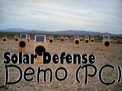 Box art for Solar Defense Demo (PC)