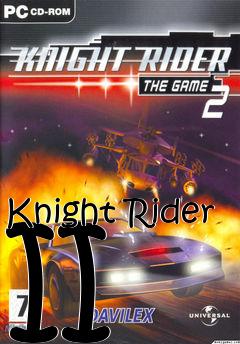 Box art for Knight Rider II 