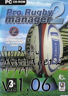 Box art for Pro Rugby Manager 2 SP/MP  - v.1.06