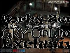 Box art for Gorky Zero: Fabryka Niewolnikow GRY-OnLine Exclusive