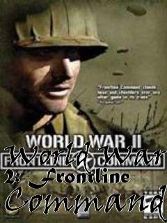 Box art for World War 2: Frontline Command 