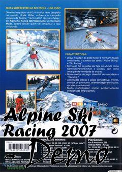 Box art for Alpine Ski Racing 2007 - Demo