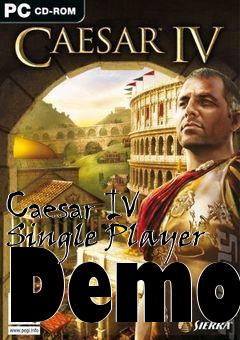Box art for Caesar IV Single Player Demo