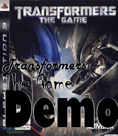 Box art for Transformers: The Game Demo
