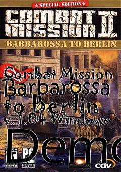 Box art for Combat Mission Barbarossa to Berlin v. 1.04 Windows Demo