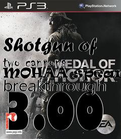 Box art for Shotgun of two cannons MOHAA spearhead breakthrough 3.00