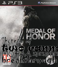 Box art for Shotgun of two cannons MOHAA spearhead breakthrough