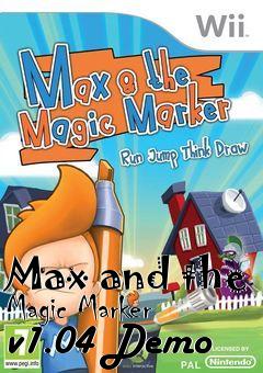 Box art for Max and the Magic Marker v1.04 Demo