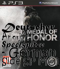 Box art for Deutscher Angriff: Speerspitze - German Side SP MOD