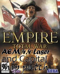 Box art for AEM 4.4 Laser and Capital ship patch