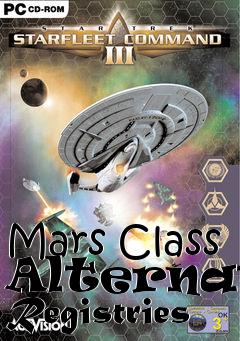 Box art for Mars Class Alternate Registries