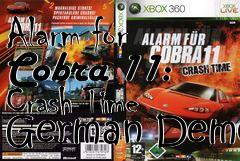 Box art for Alarm for Cobra 11: Crash Time German Demo