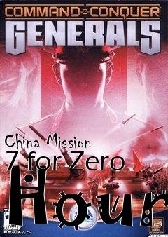 Box art for China Mission 7 for Zero Hour
