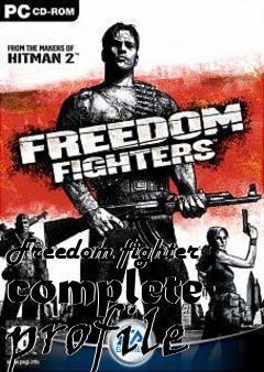 Box art for Freedom fighter complete profile